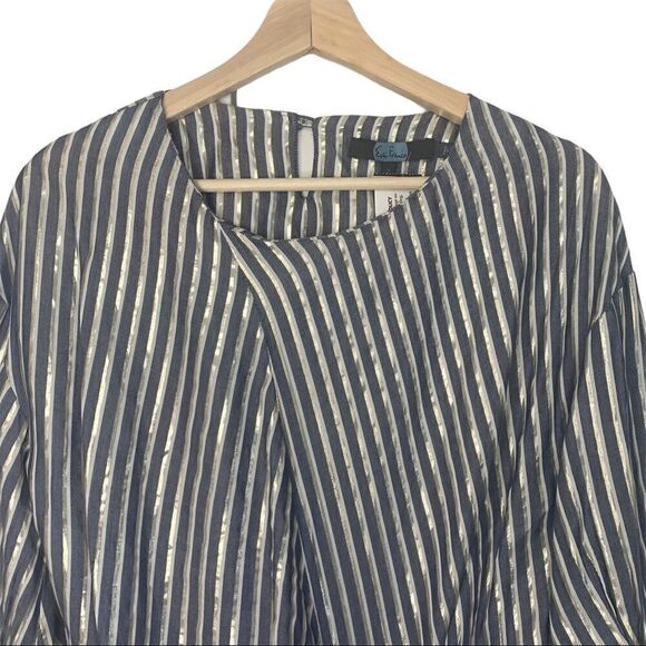 Anthropologie Eva Franco Marin Tie Front Stripes - Picture 3 of 9